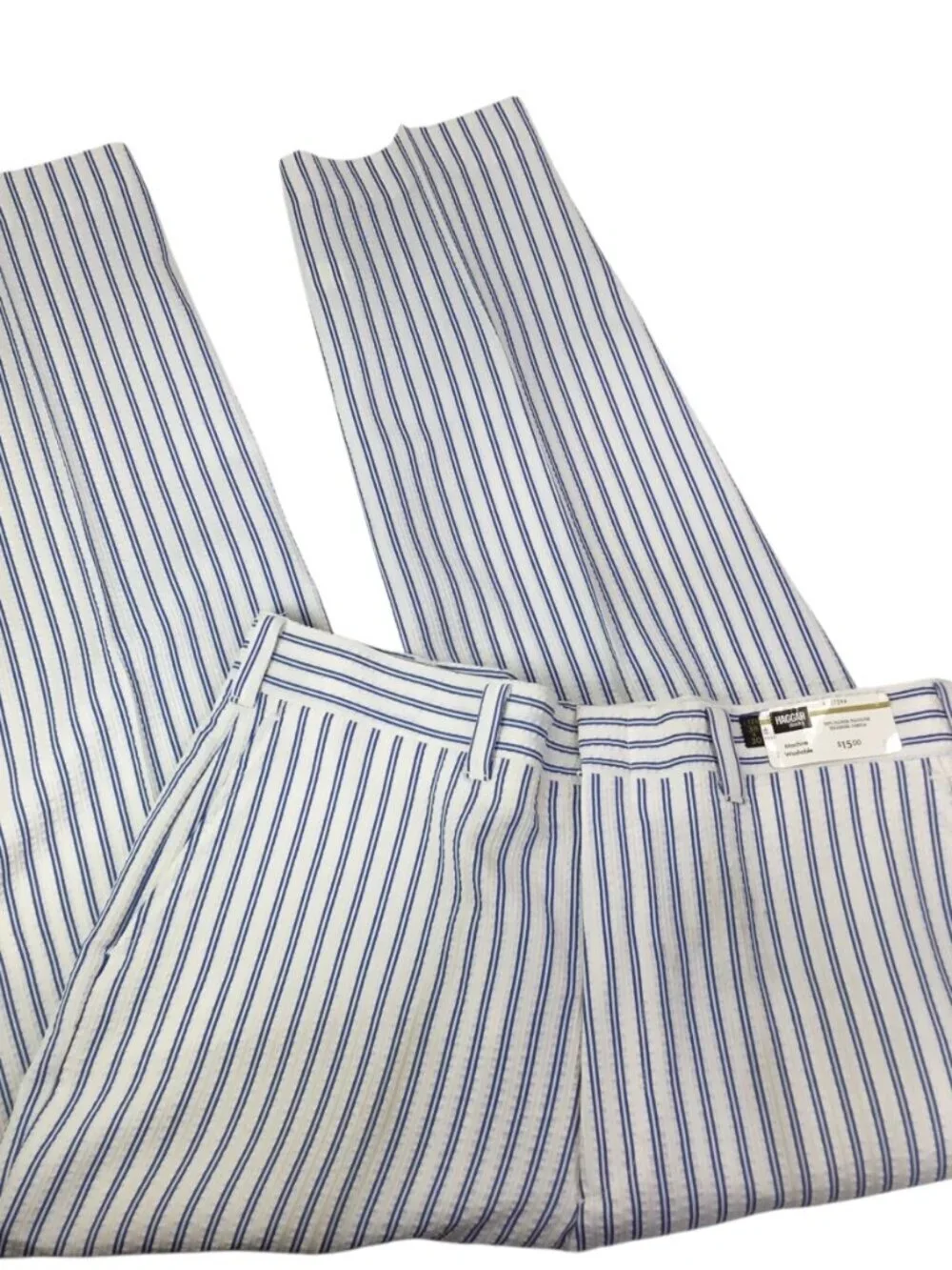 Vintage Haggar Seersucker Men's Pants NWT Stretch Textured 38 X 30 Polyester NOS